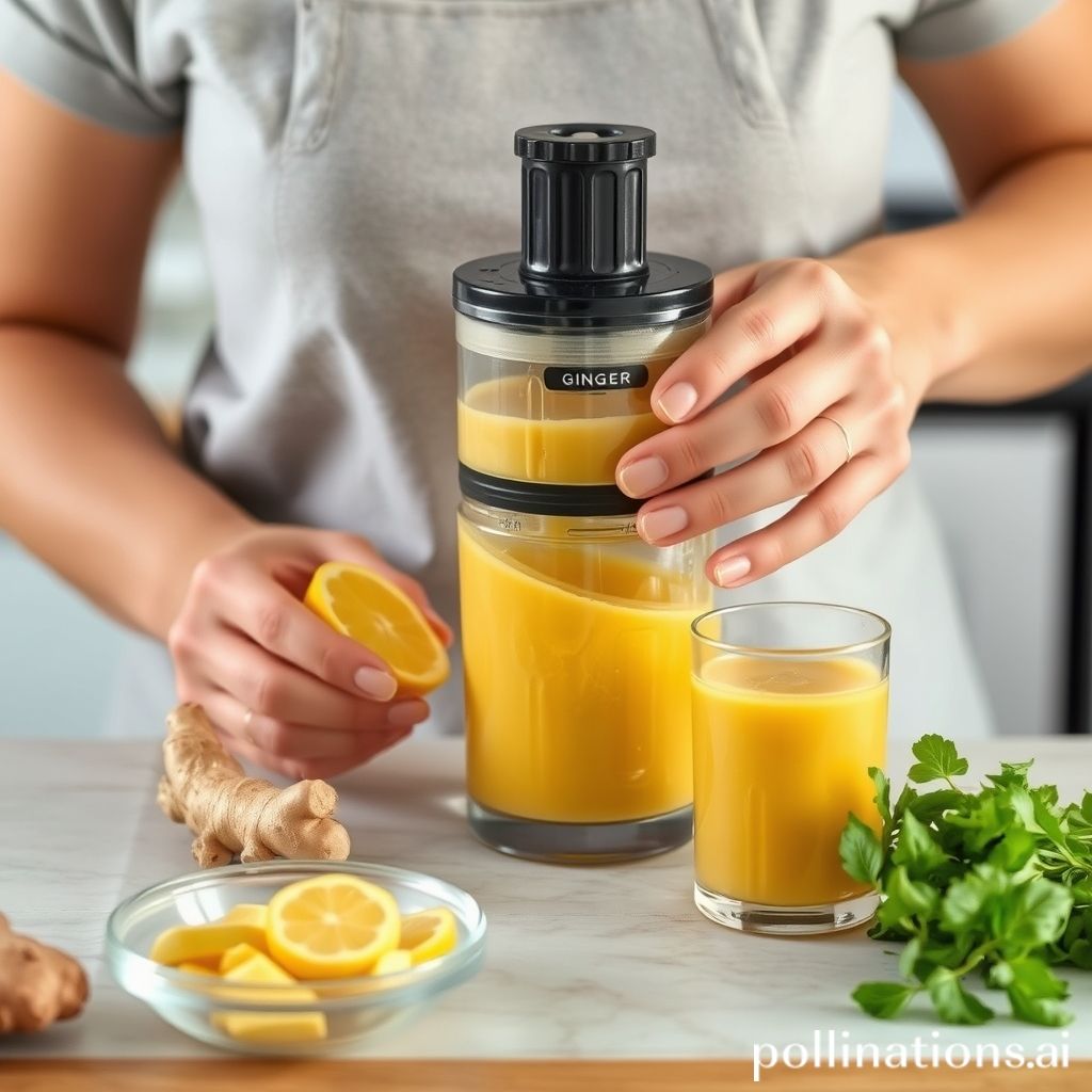 Effortlessly Extract Fresh Ginger Juice with a Juicer A StepbyStep